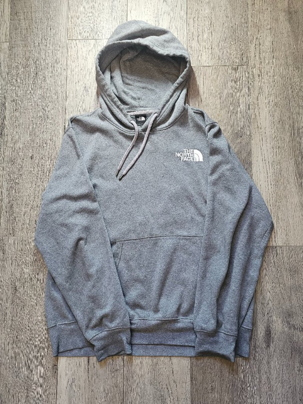 The North Face Men´s Gray Fleece-Lined Pullover Hoodie Size Large